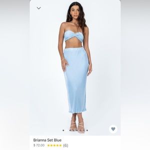 Princess Polly Brianna Set Blue